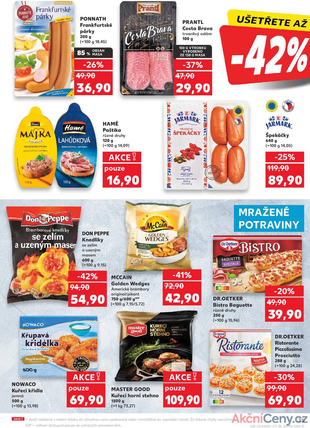 Leták Kaufland - Kaufland 27.8. - 2.9. - Kaufland - Kolín - strana 35