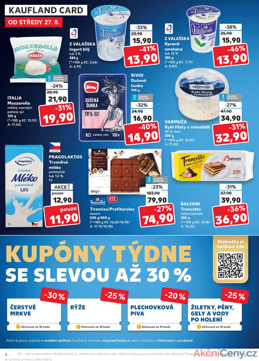 Leták Kaufland - Kaufland 27.8. - 2.9. - Kaufland - Znojmo (Jarošova) - strana 4