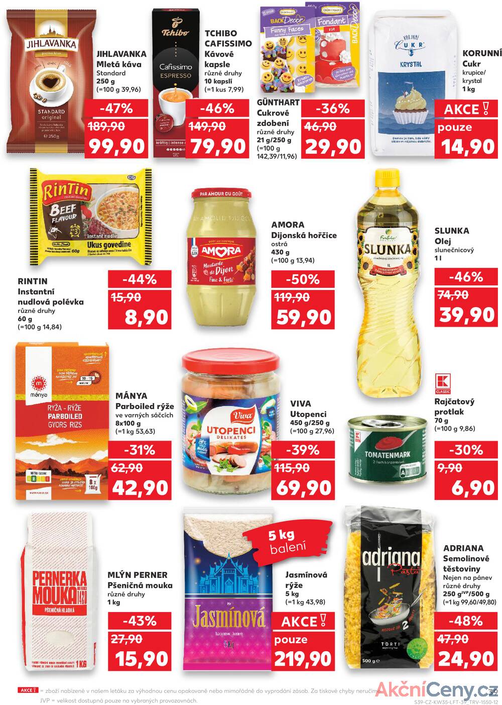 Leták Kaufland - Kaufland 27.8. - 2.9. - Kaufland - Znojmo (Jarošova) - strana 39