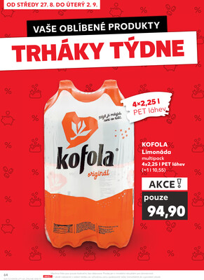 Kaufland 27.8. - 2.9. - Kaufland - Vsetín