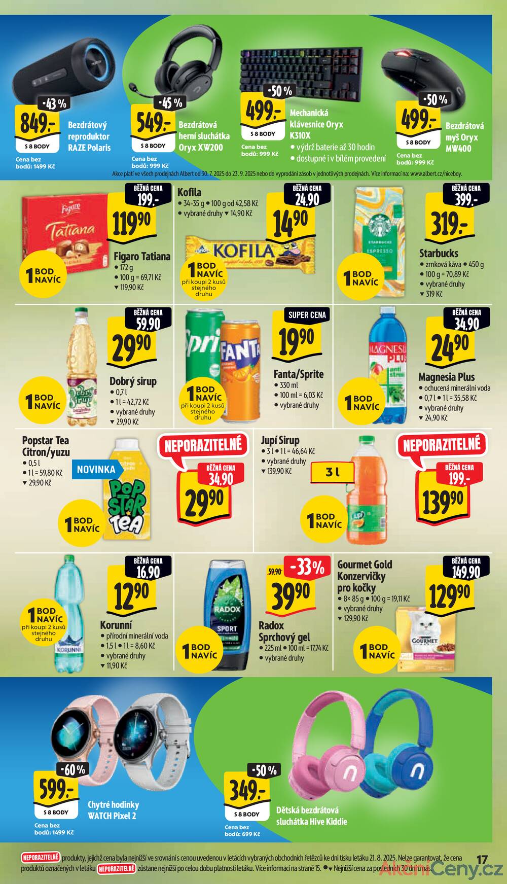 Leták Albert - Albert Supermarket od 27.8. do 2.9.2025 - strana 20 Leták Albert - Albert Supermarket od 27.8. do 2.9.2025 - strana 20