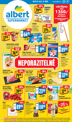 Leták Albert Supermarket Jihomoravský od 27.8. do 2.9.2025