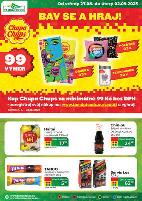 Tamda Foods od 27.8. do 2.9.2025