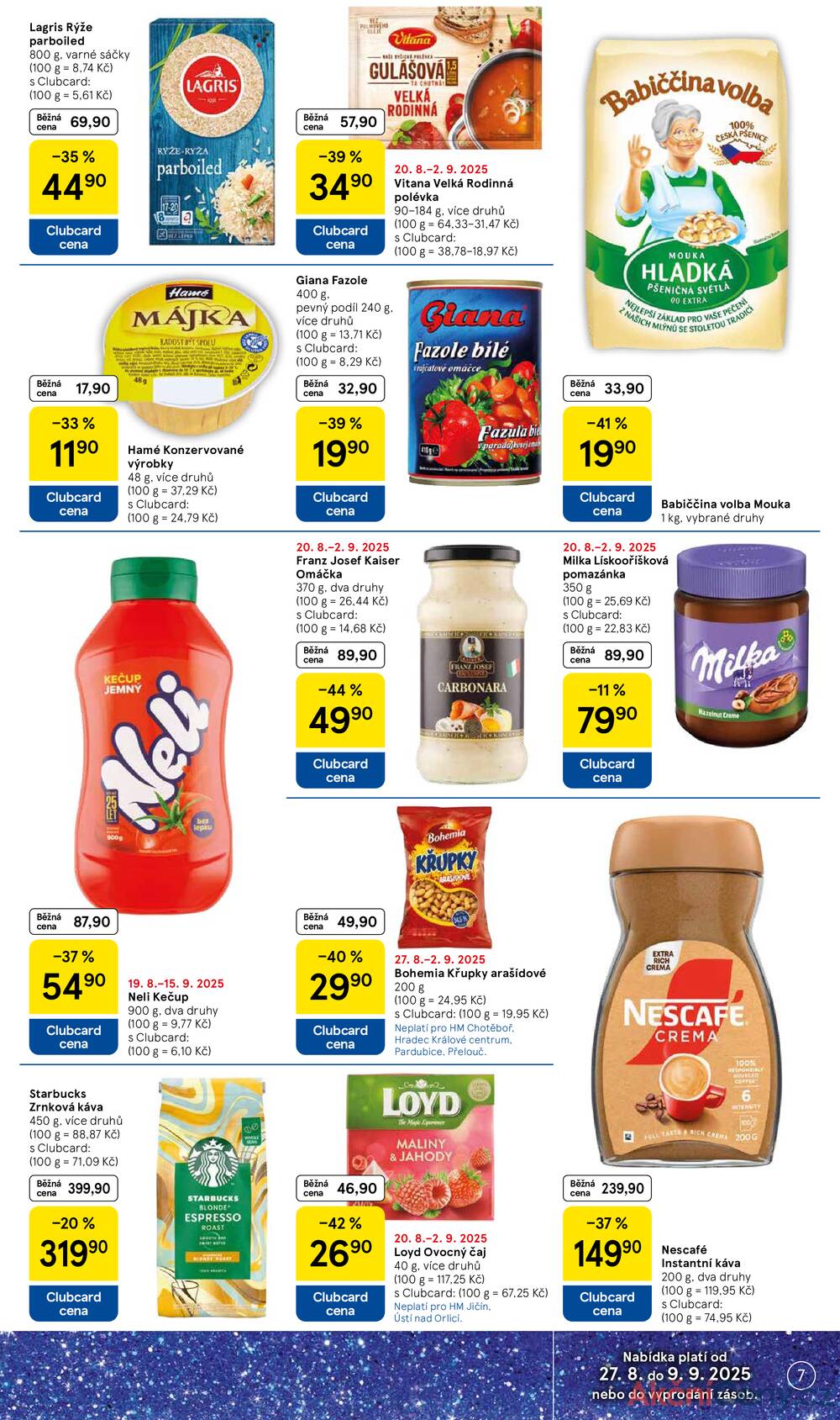 Leták Tesco - Tesco malé hypermarkety od 27.8. do 2.9.2025 - strana 7