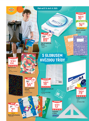 Leták Akční leták Globus 27.8. - 9.9.2025 - Globus Brno Ivanovice