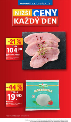 Lidl od 25.8. do 27.8.2025