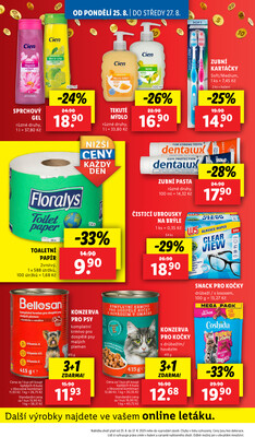 Lidl od 25.8. do 27.8.2025