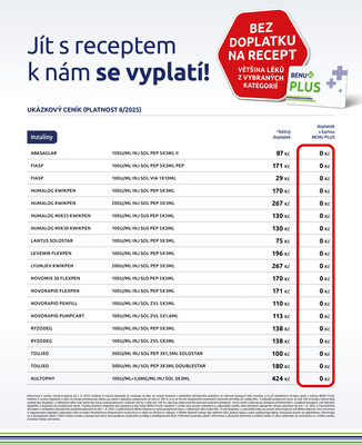 Leták BENU
		  platný do 30.9.2025 - strana 15