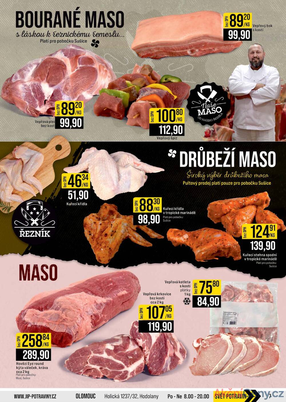 Leták JIP - JIP Cash & Carry České Budějovice, Most, Náchod, Polička, Sušice a Svoboda nad Úpou od 27.8. do 2.9.2025 - strana 7