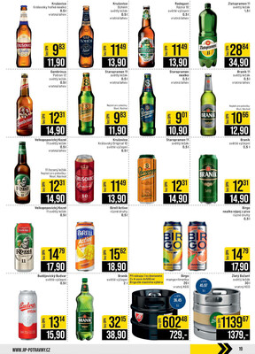 JIP Cash & Carry České Budějovice, Most, Náchod, Polička, Sušice a Svoboda nad Úpou od 27.8. do 2.9.2025