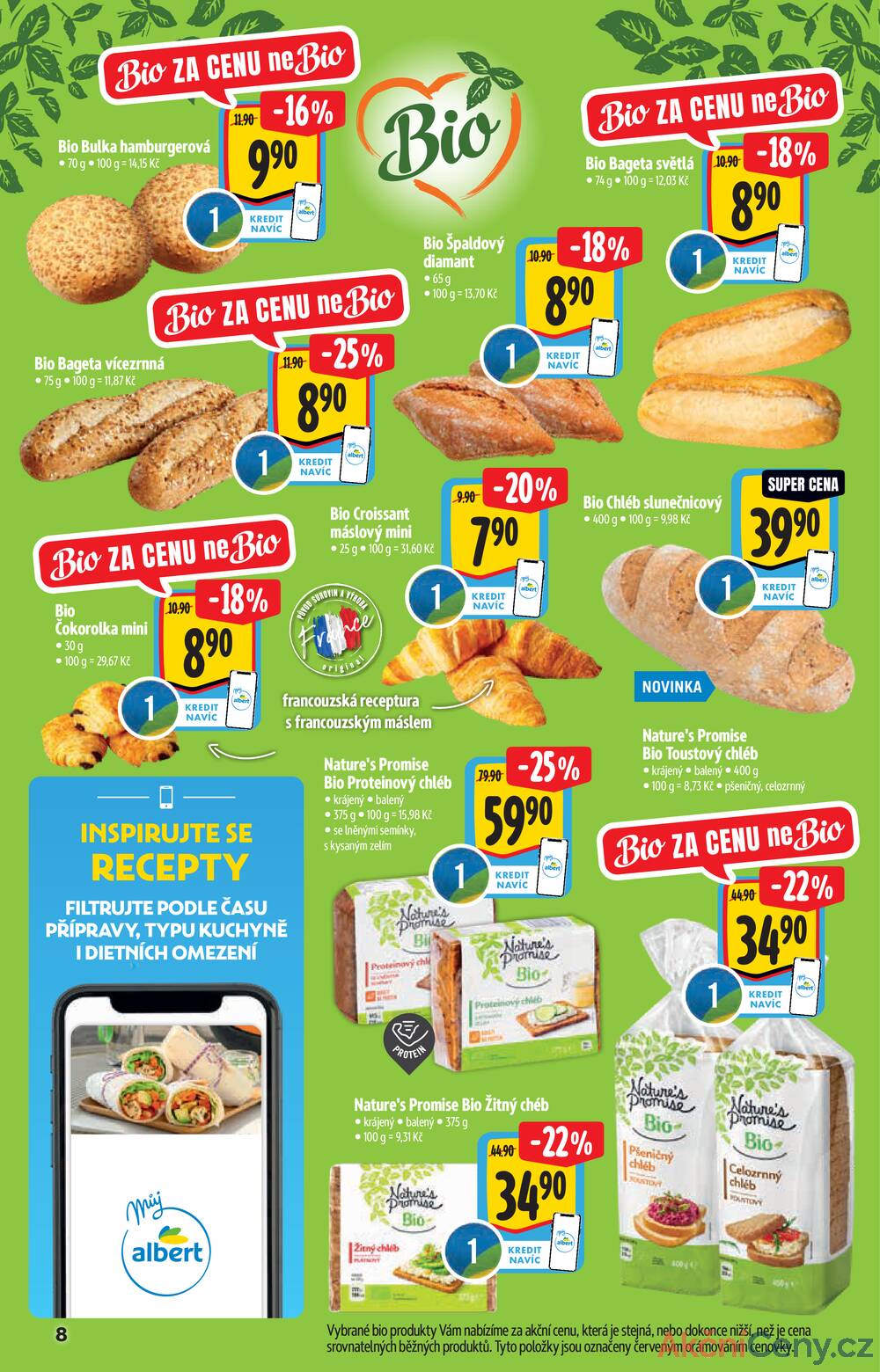 Leták Albert - Albert Hypermarket katalog Bio od 3.9. do 30.9.2025 - strana 8 Leták Albert - Albert Hypermarket katalog Bio od 3.9. do 30.9.2025 - strana 8