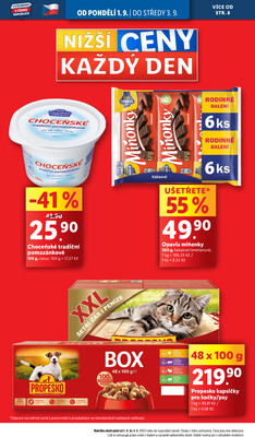 Lidl od 1.9. do 3.9.2025
