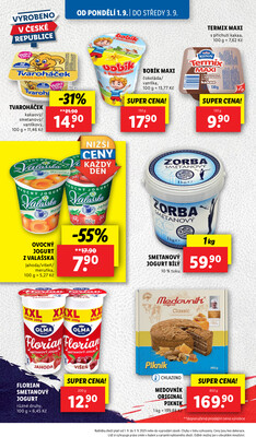 Lidl od 1.9. do 3.9.2025