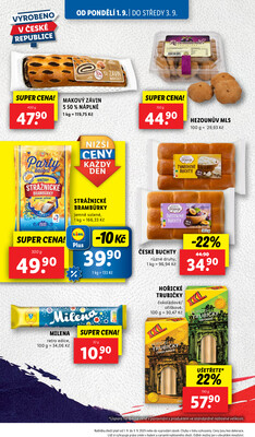 Lidl od 1.9. do 3.9.2025