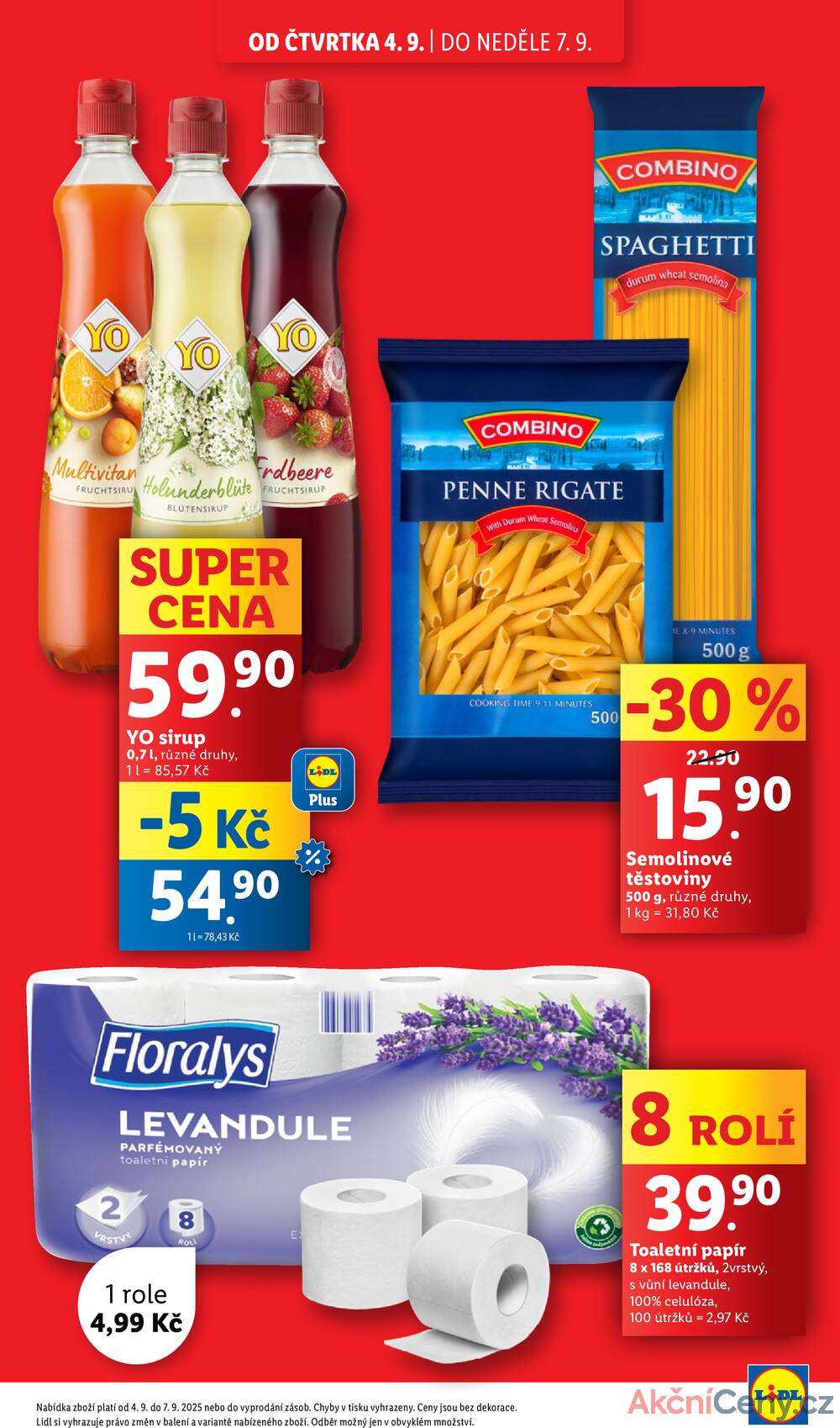 Leták Lidl - Lidl Čtvrtek od 4.9. do 7.9.2025 - strana 3 Leták Lidl - Lidl Čtvrtek od 4.9. do 7.9.2025 - strana 3