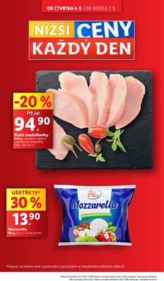 Lidl Čtvrtek od 4.9. do 7.9.2025