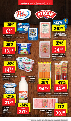 Lidl Čtvrtek od 4.9. do 7.9.2025