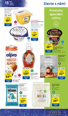 Tesco supermarkety od 3.9. do 9.9.2025