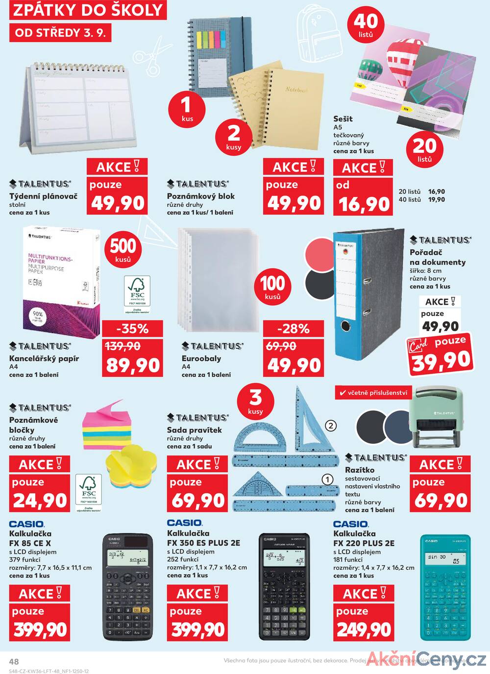 Leták Kaufland - Kaufland 3.9. - 9.9. - Kaufland Praha-Barrandov - strana 48