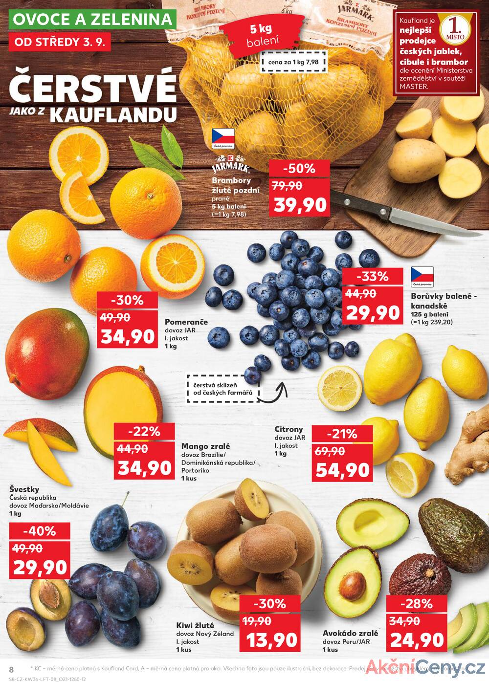 Leták Kaufland - Kaufland 3.9. - 9.9. - Kaufland - Žďár nad Sázavou - strana 8
