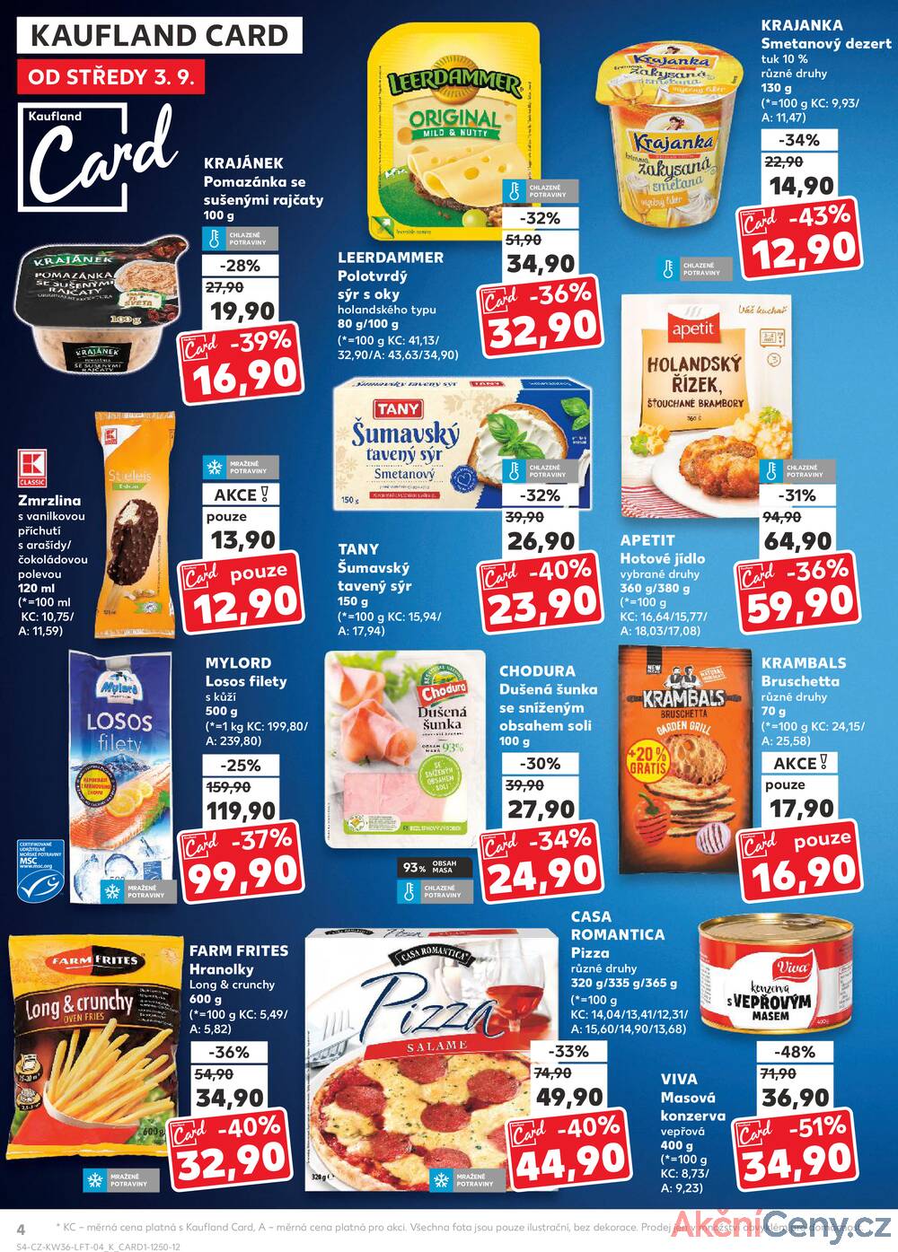 Leták Kaufland - Kaufland 3.9. - 9.9. - Kaufland - Olomouc - Štursova - strana 4