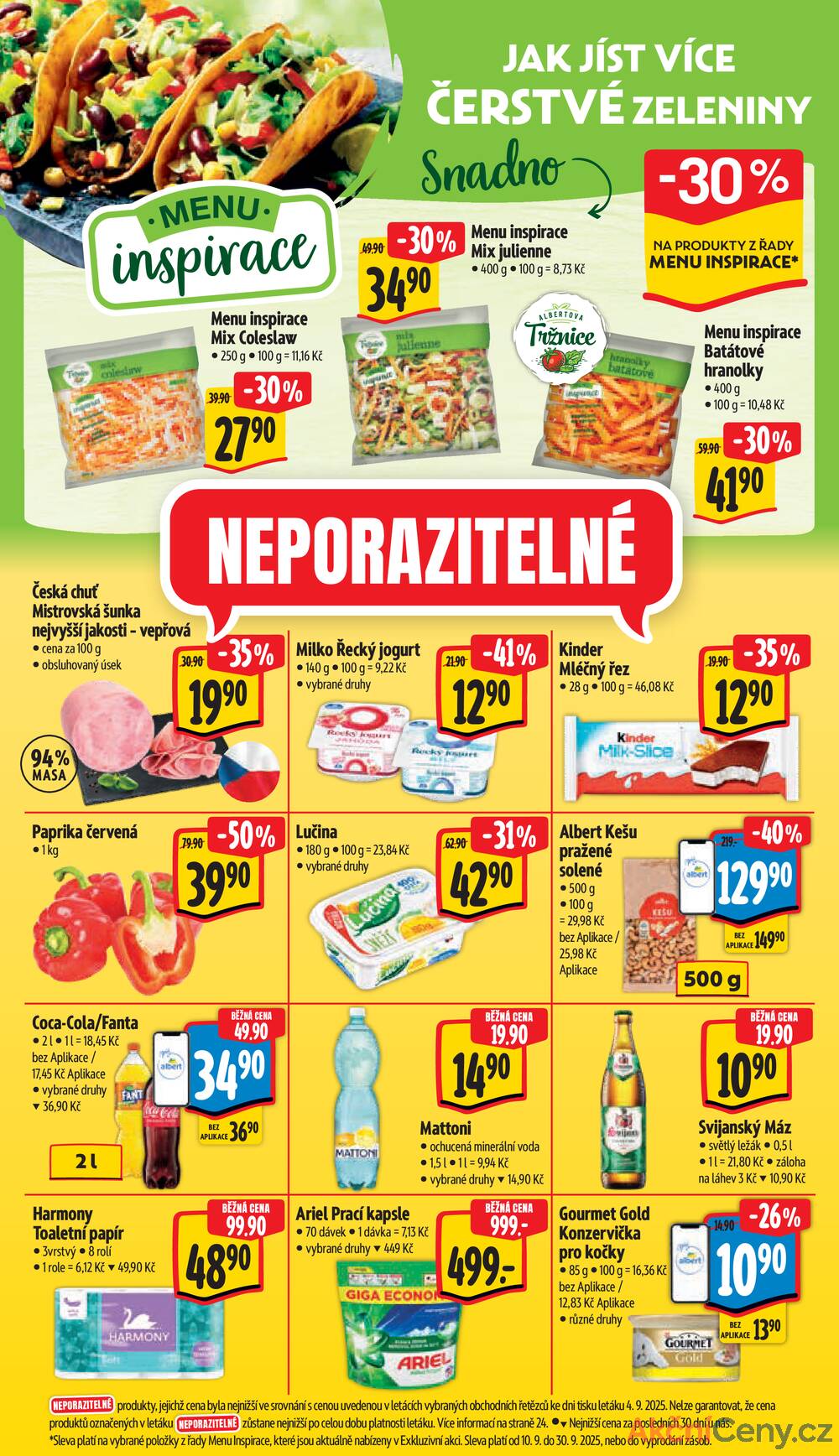 Leták Albert - Albert Supermarket od 10.9. do 16.9.2025 - strana 39 Leták Albert - Albert Supermarket od 10.9. do 16.9.2025 - strana 39