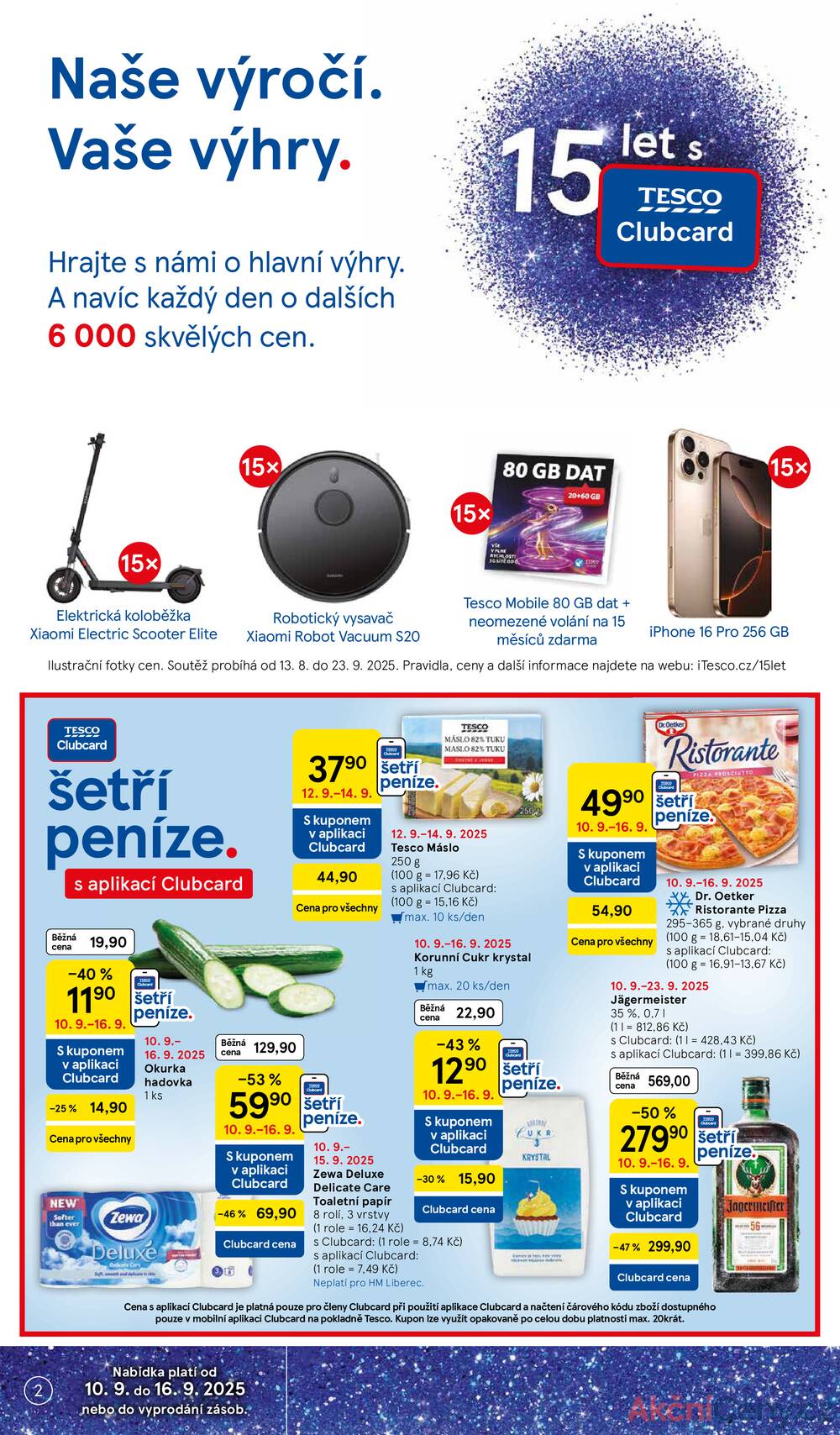 Leták Tesco - Tesco malé hypermarkety od 10.9. do 16.9.2025 - strana 2 Leták Tesco - Tesco malé hypermarkety od 10.9. do 16.9.2025 - strana 2