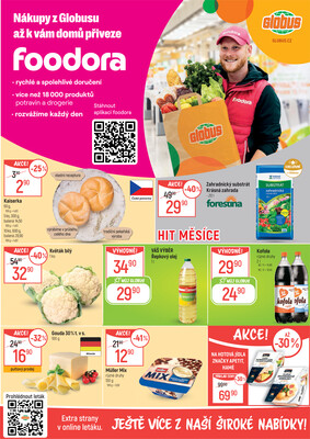Akční leták Globus 10.9. - 16.9.2025 - Globus Praha - Centrum Černý Most