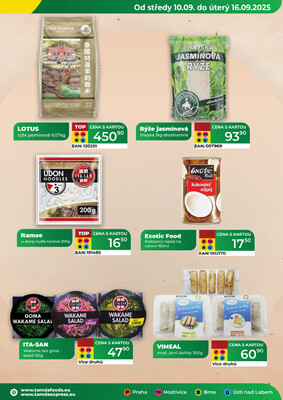 Tamda Foods od 10.9. do 16.9.2025