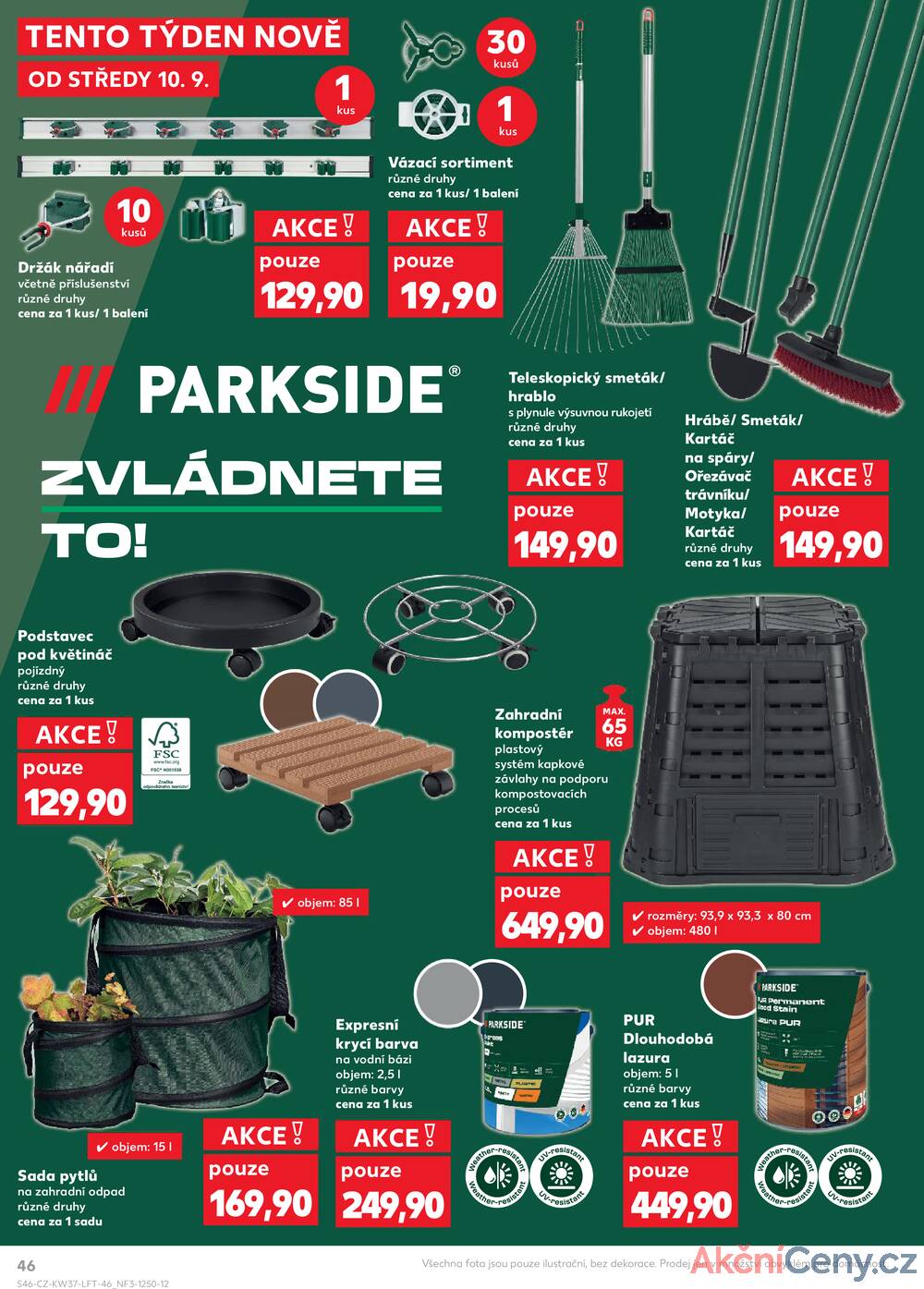 Leták Kaufland - Kaufland 10.9. - 16.9. - Kaufland - Praha 12 (Modřany) - strana 46