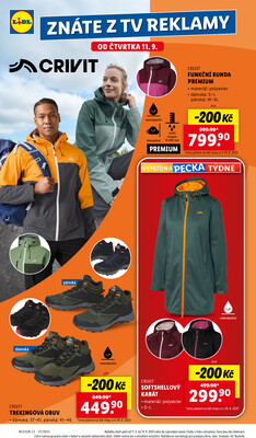 Lidl Čtvrtek od 11.9. do 14.9.2025