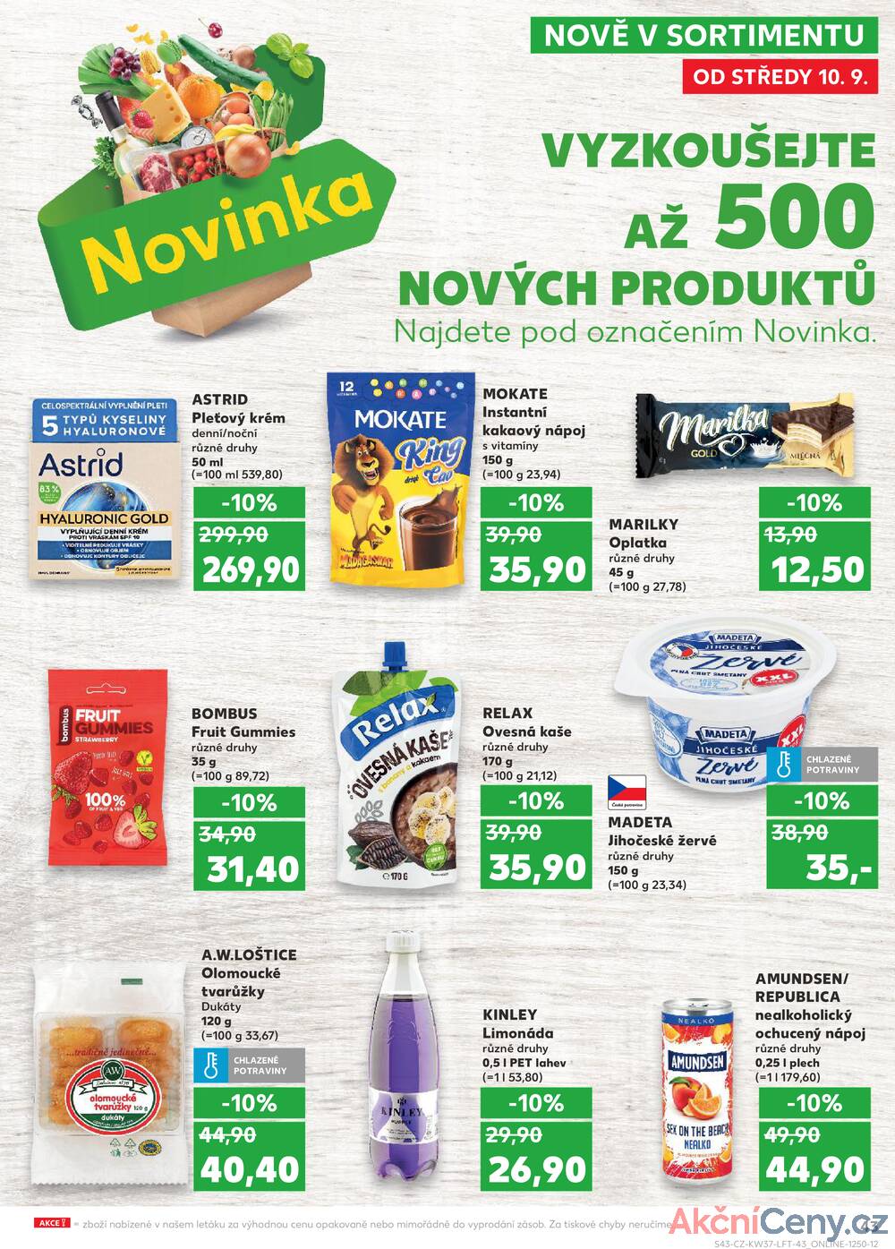 Leták Kaufland - Kaufland 10.9. - 16.9. - Kaufland - Pelhřimov - strana 43