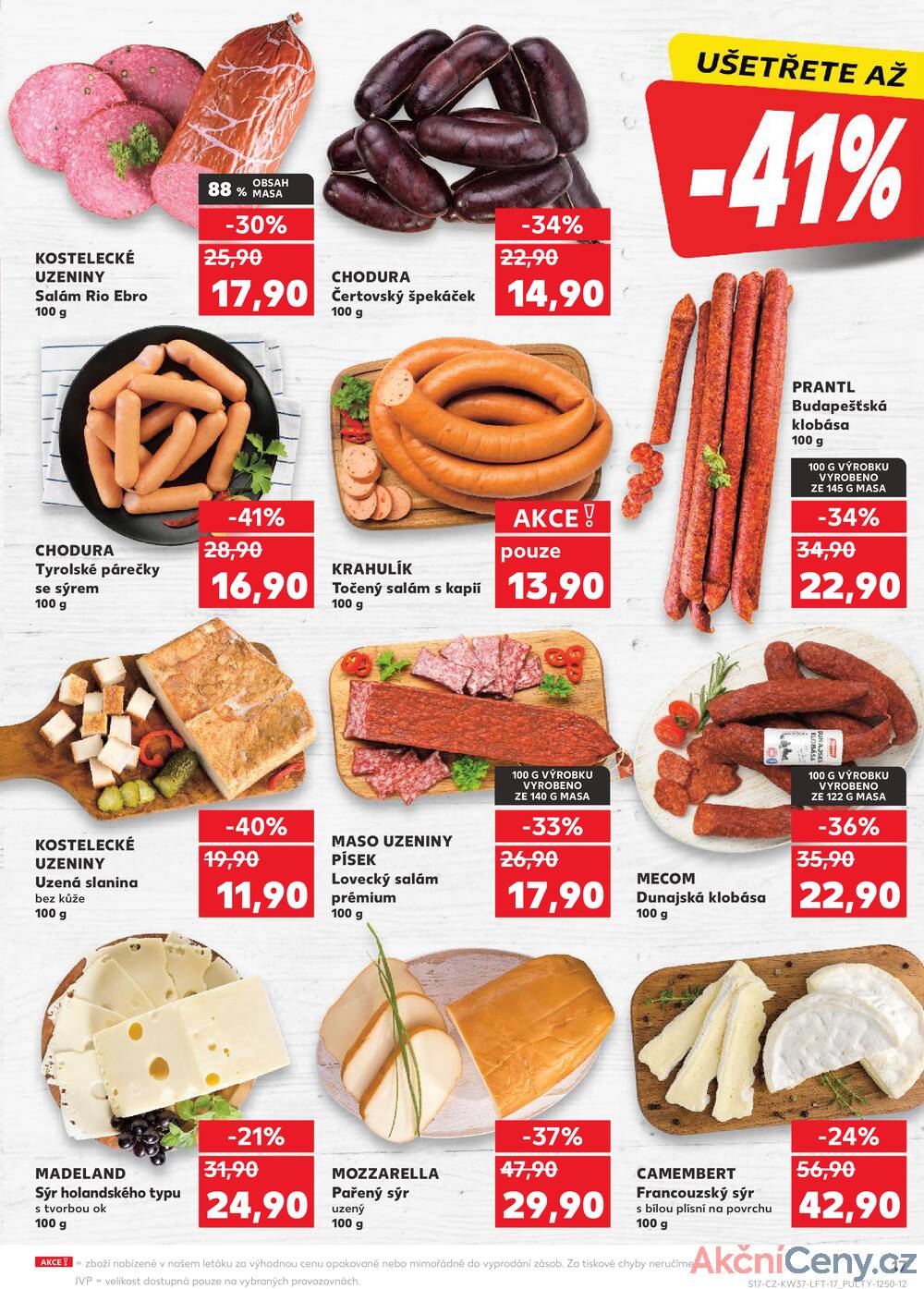 Leták Kaufland - Kaufland 10.9. - 16.9. - Kaufland Praha Čestlice - strana 17