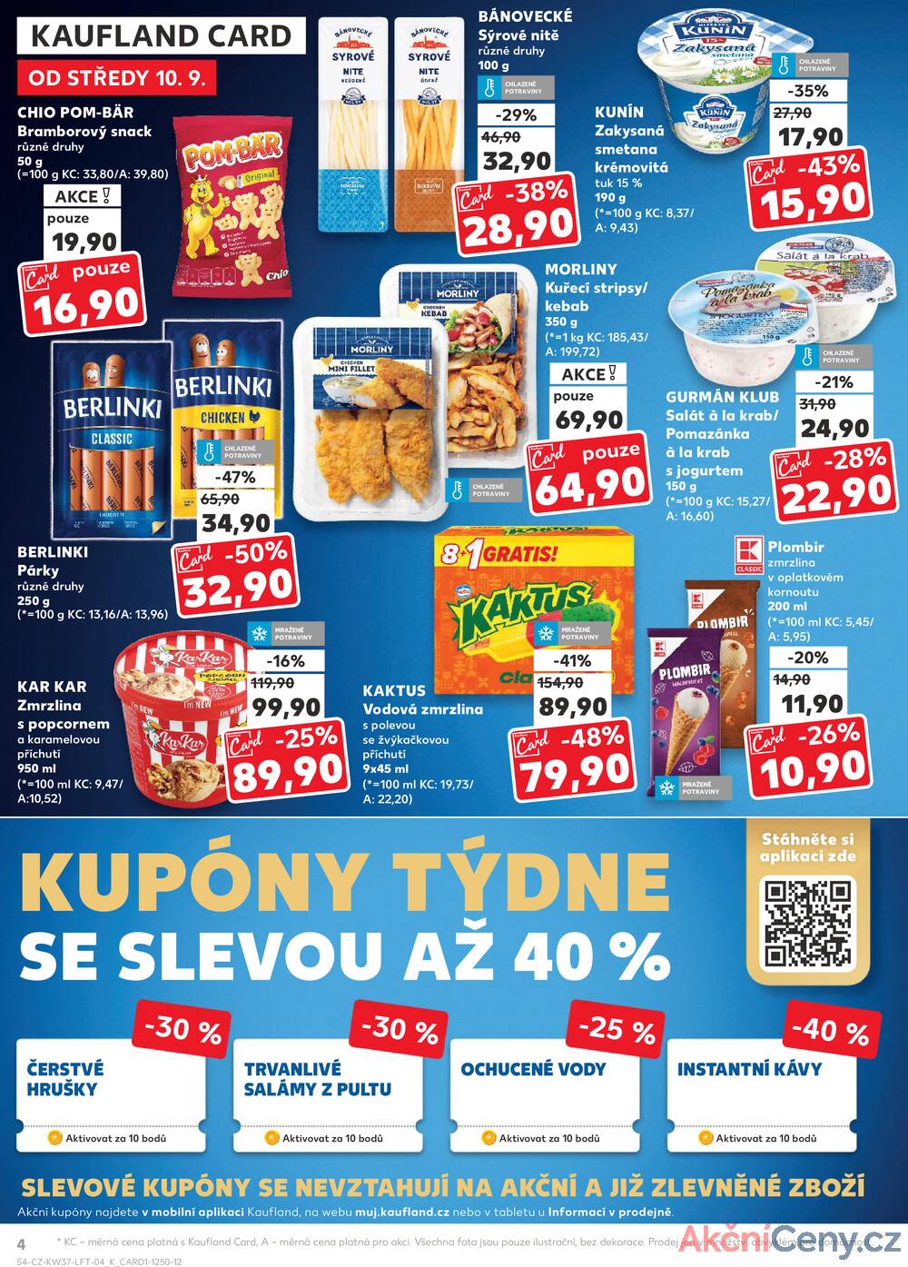 Leták Kaufland - Kaufland 10.9. - 16.9. - Kaufland - Praha - Hloubětín - strana 4