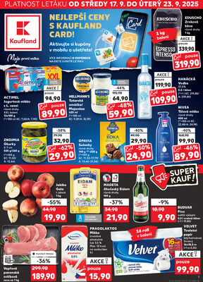 Leták Kaufland 17.9. - 23.9. - Kaufland - Třinec - Lyžbice