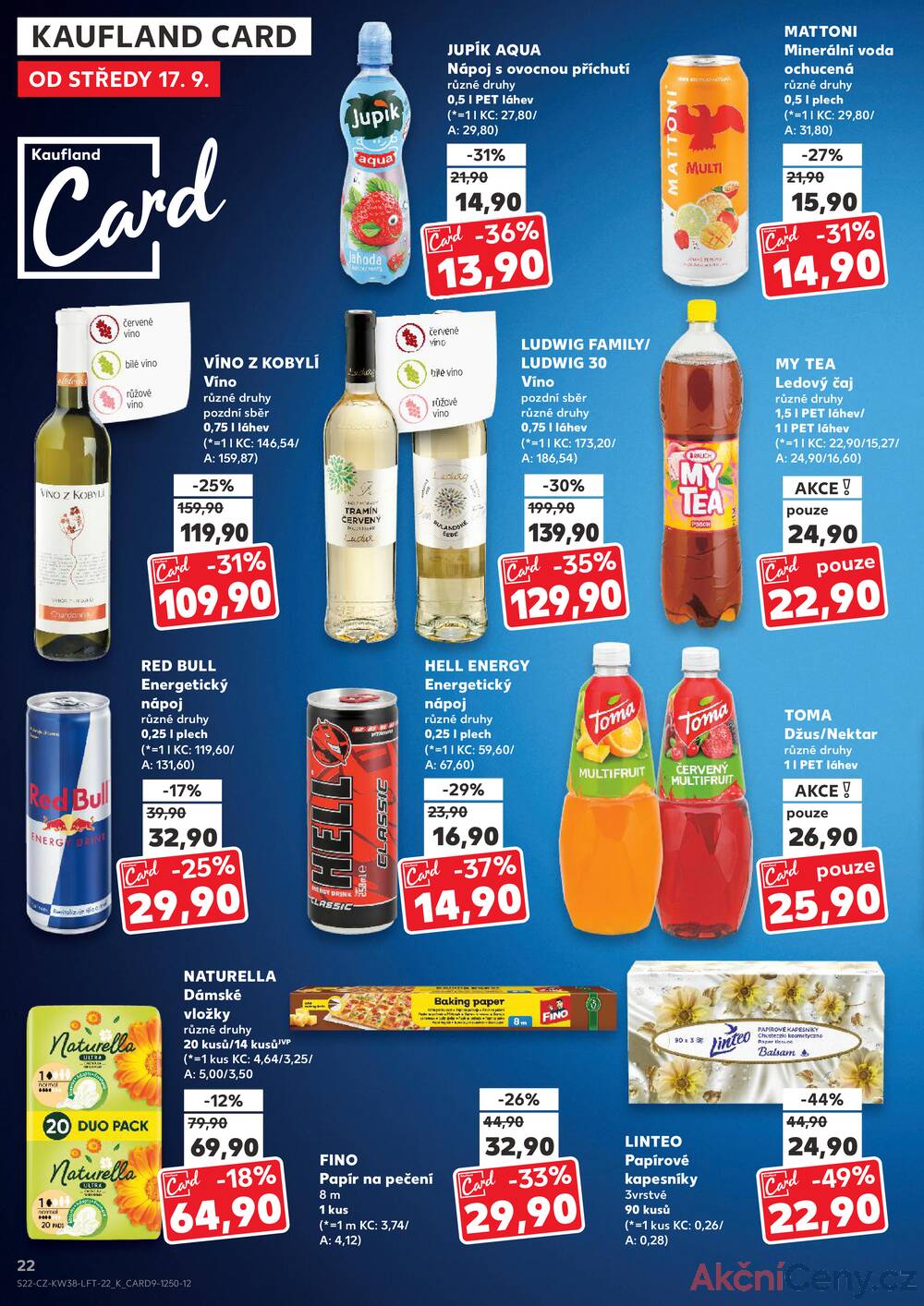 Leták Kaufland - Kaufland 17.9. - 23.9. - Kaufland - Uherský Brod - strana 22