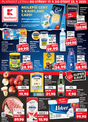 Leták Kaufland 17.9. - 23.9. - Kaufland - Brandýs nad Labem