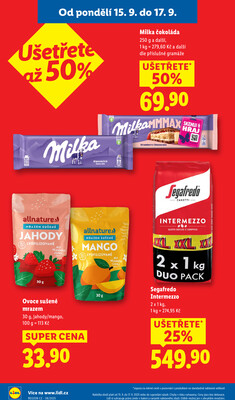 Lidl od 15.9. do 17.9.2025