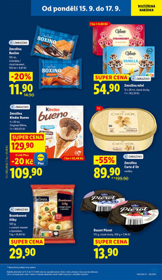 Lidl od 15.9. do 17.9.2025