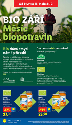Lidl Čtvrtek od 18.9. do 21.9.2025