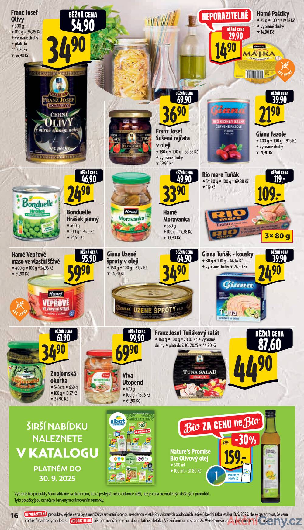 Leták Albert - Albert Supermarket od 24.9. do 30.9.2025 - strana 18