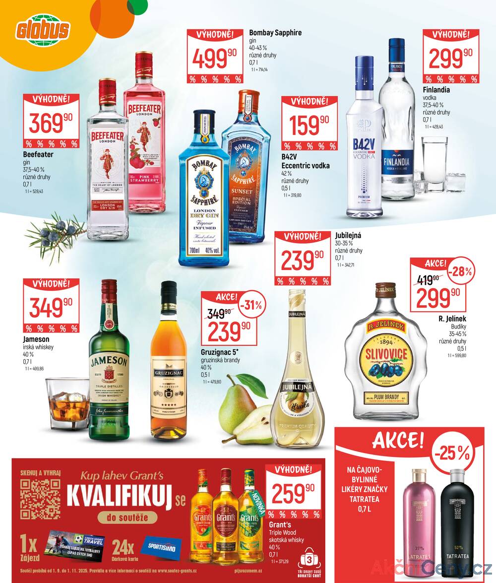 Leták Globus - Akční leták Globus 24.9. - 13.10.2025 - Globus Jenišov u Karlových Varů - strana 6