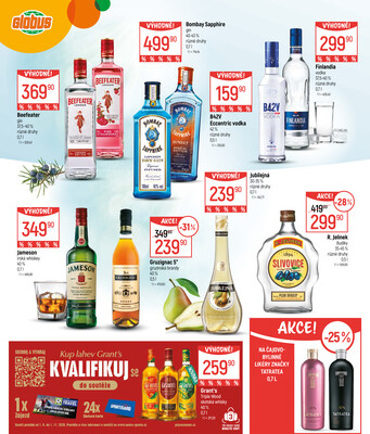 Akční leták Globus 24.9. - 13.10.2025 - Globus Jenišov u Karlových Varů