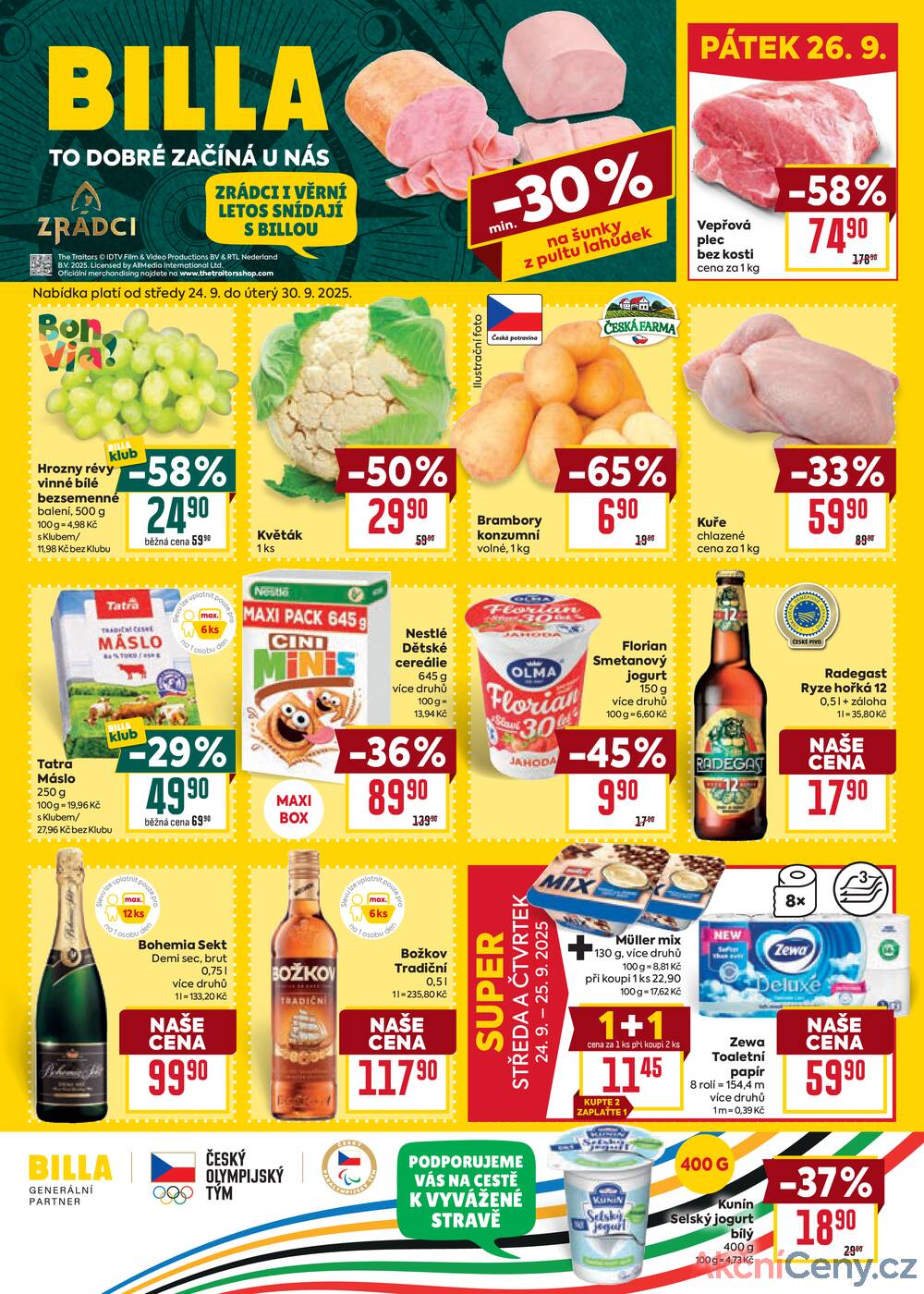 Leták Billa - Billa malý leták od 24.9. do 30.9.2025 - strana 1