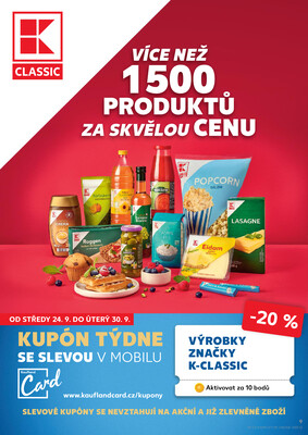 Kaufland 24.9. - 30.9. - Kaufland - Nymburk