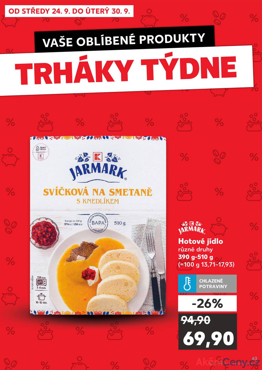 Leták Kaufland - Kaufland 24.9. - 30.9. - Kaufland - Plzeň (Sukova) - strana 63