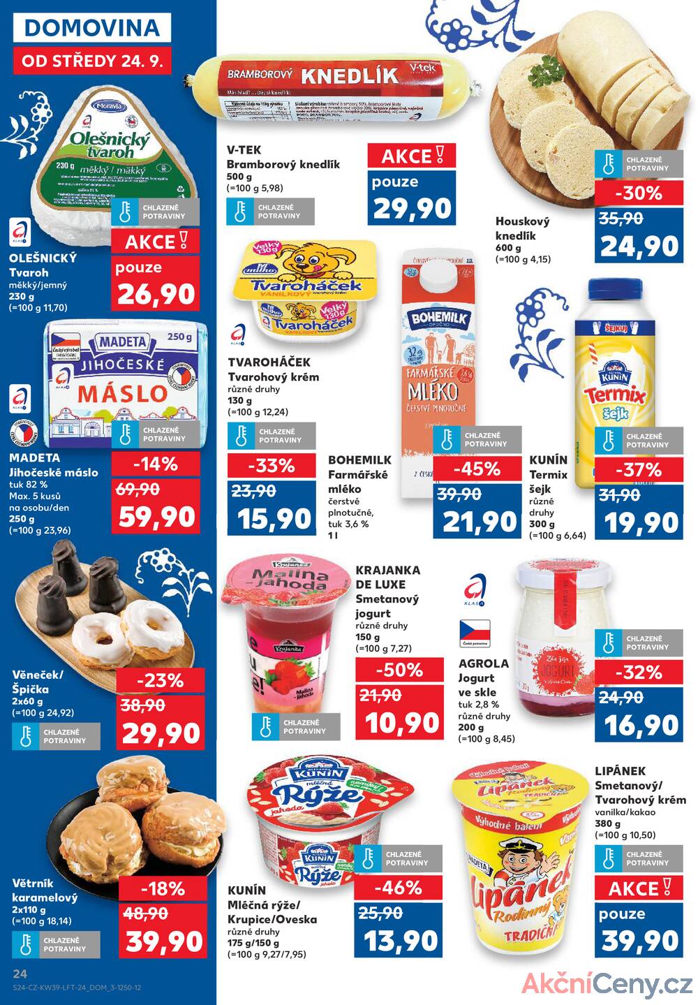 Leták Kaufland - Kaufland 24.9. - 30.9. - Kaufland - Olomouc - Štursova - strana 24