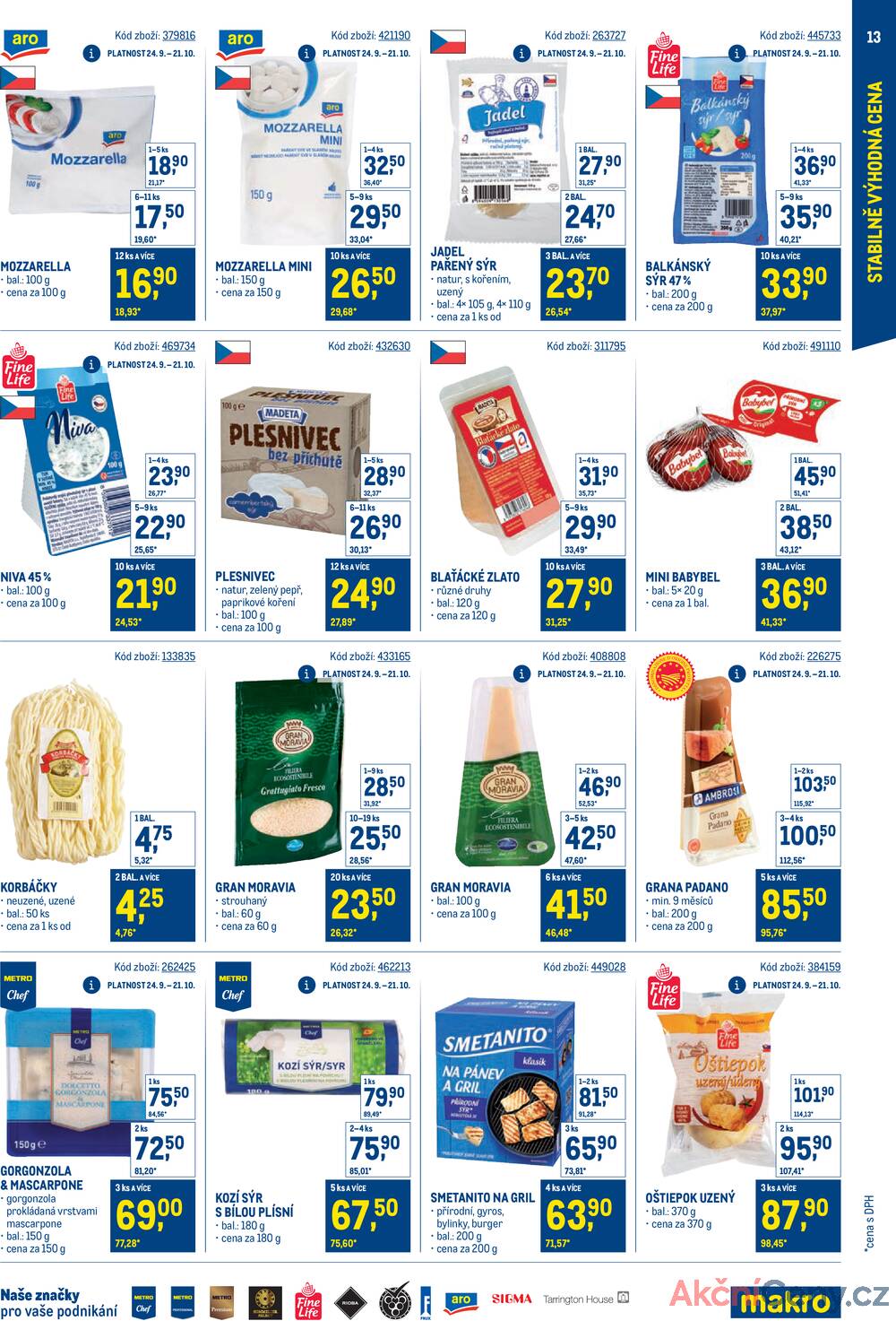 Leták MAKRO
platný do 18.11.2025 - strana 13