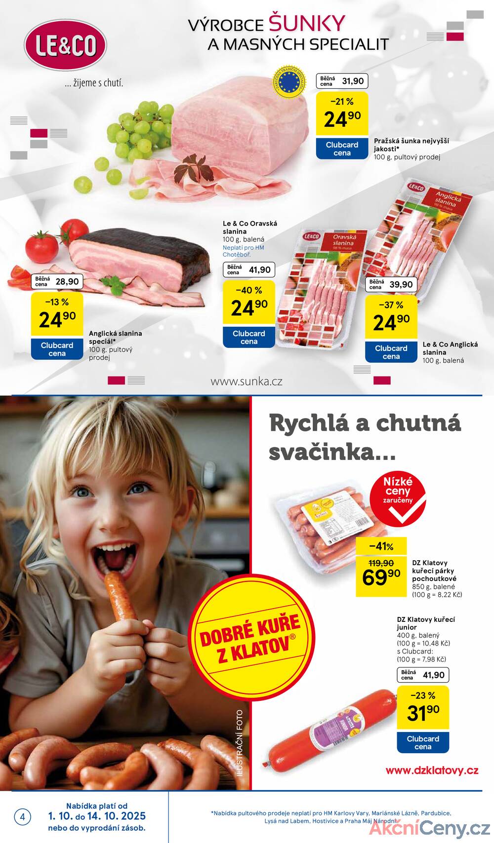 Leták Tesco - Tesco malé hypermarkety podzimní katalog od 1.10. do 27.10.2025 - strana 4