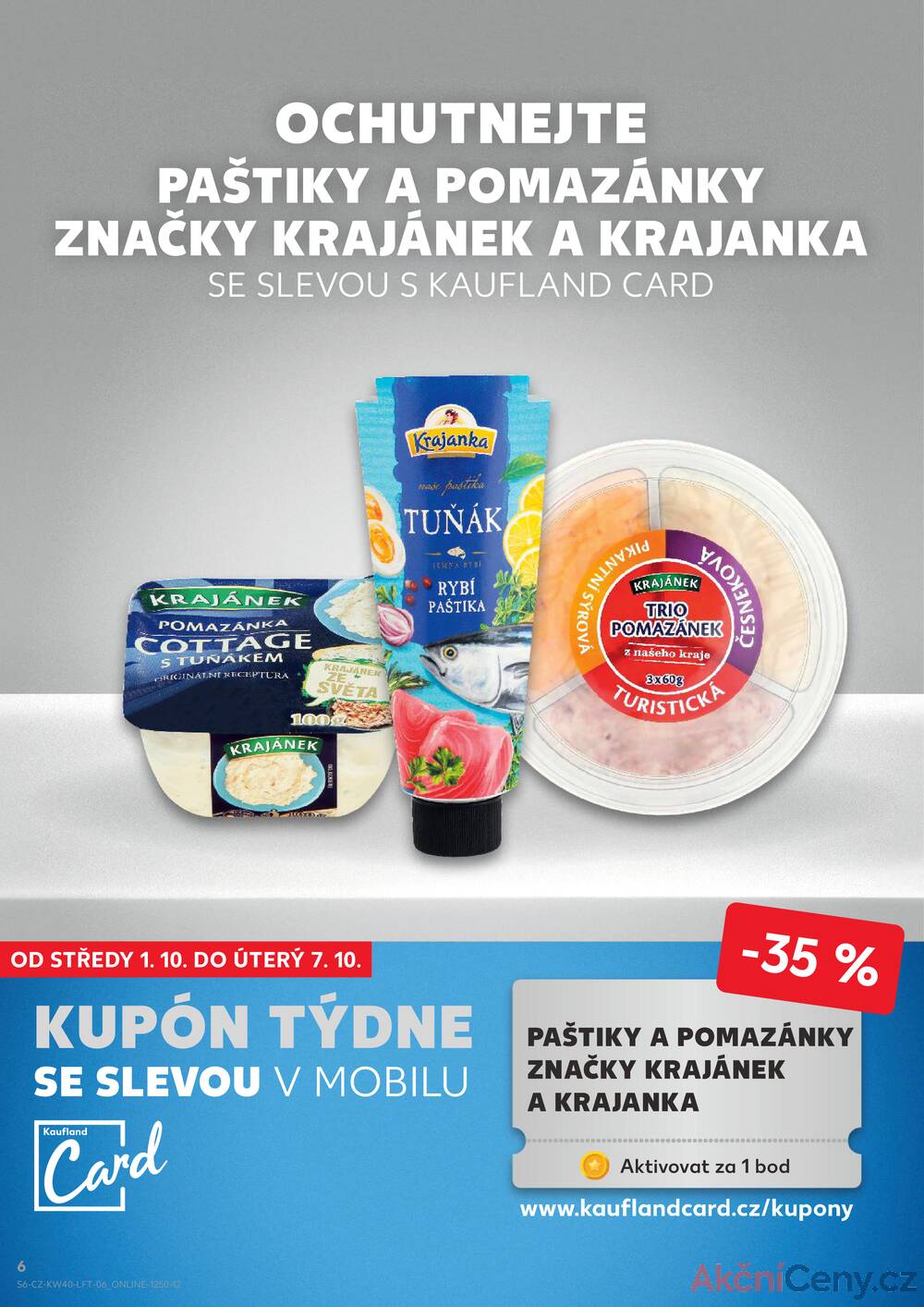 Leták Kaufland - Kaufland 1.10. - 7.10. - Kaufland - Čáslav - strana 6